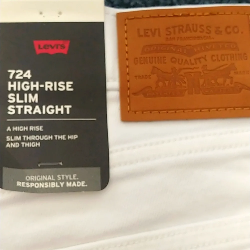 Levi's High Rise Straight Jeans - Picture 14 of 16